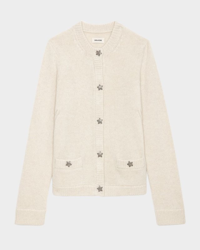 Marcya Cashmere Jewel Cardigan